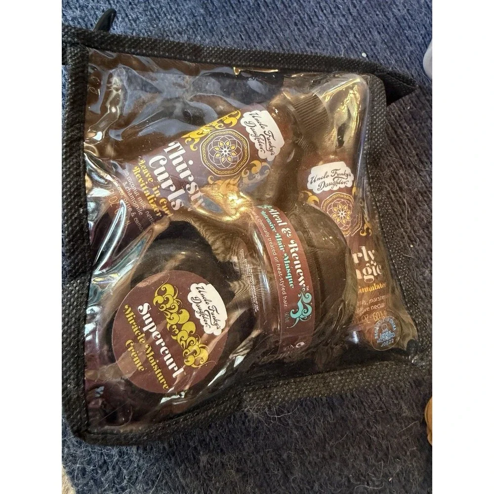 Uncle Funkys Daughter TravelCurly Magic /thirsty Curls/ Super Curl/Heal & Renew